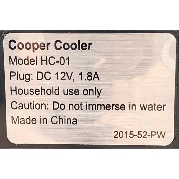 Cooper Cooler Rapid Beverage & Wine Chiller Model HC01 Tested Warms Baby Bottles - Picture 8 of 9